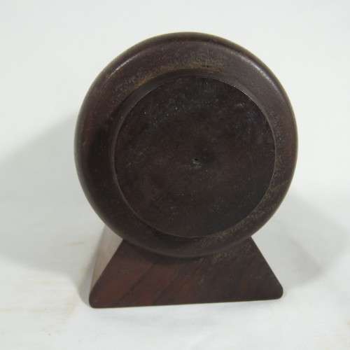 Vintage handmade wooden cigarette dispenser