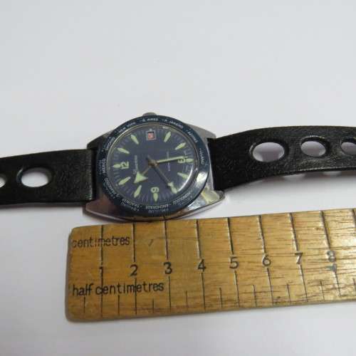 Vintage Lucerne divers watch - Mechanical - Runs and stops