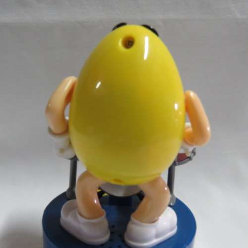 M&M Candy rock star drummer peanut figurine