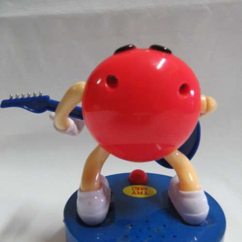 M&M Candy rock star guitarist figurine
