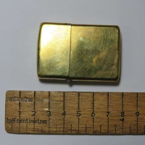 Vintage Solid brass Zippo