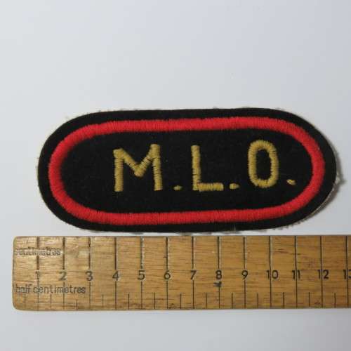 Vintage Wenela Mine Labour Organisation (MLO) cloth badge