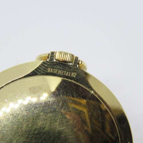 Vintage Caravelle goldplated dress pocket watch - Runs and stops