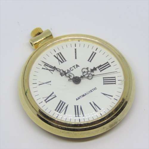 Vintage Exacta Antimagnetic pocket watch - Missing case ring - Working