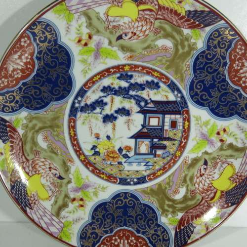 Beautiful Genuine Imperial Imari wall plate - Large - Size 31 x 31 cm