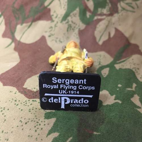 Delprado 1914 UK Royal Flying corps sergeant lead soldier