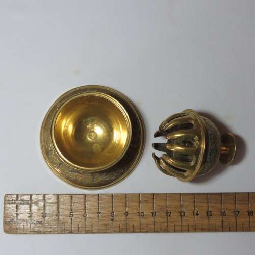 Vintage brass desk bell