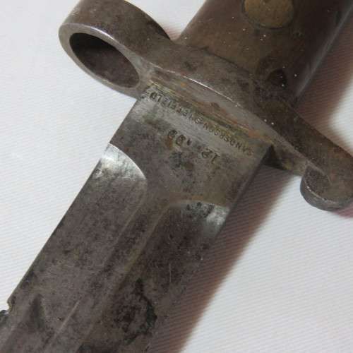 Sanderson Boer War P1888 . 303 bayonet - Bayonet length 43 cm - Blade 30 cm