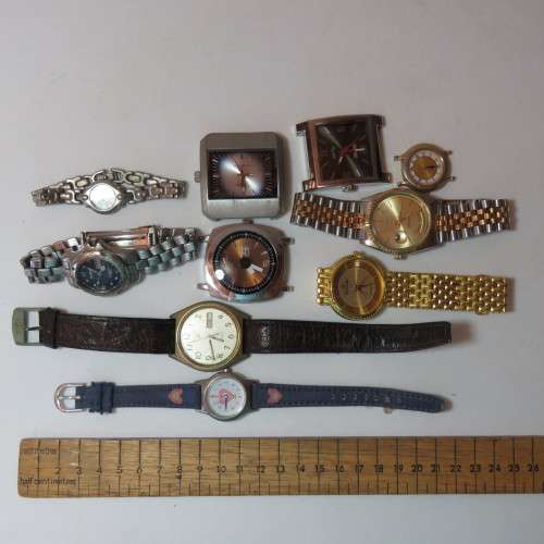 Lot of 10 Quartz watches for spares