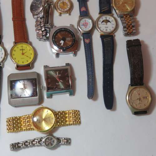 Lot of 10 Quartz watches for spares