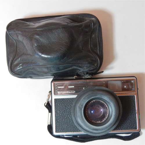 Vintage Voigtlander Vitessa 500 S 35mm camera with Prontor 500 LK 42mm/f.2.8 lens