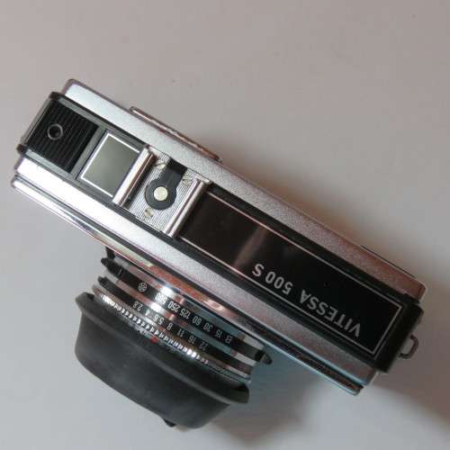Vintage Voigtlander Vitessa 500 S 35mm camera with Prontor 500 LK 42mm/f.2.8 lens