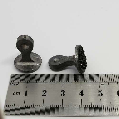 Set of 3 Vintage Heller Monogram initials ink stamps - TS / CS / RS