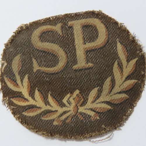 British Special Proficiency cloth badge