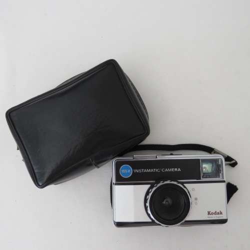 Vintage Kodak 155x Instamatic camera in pouch