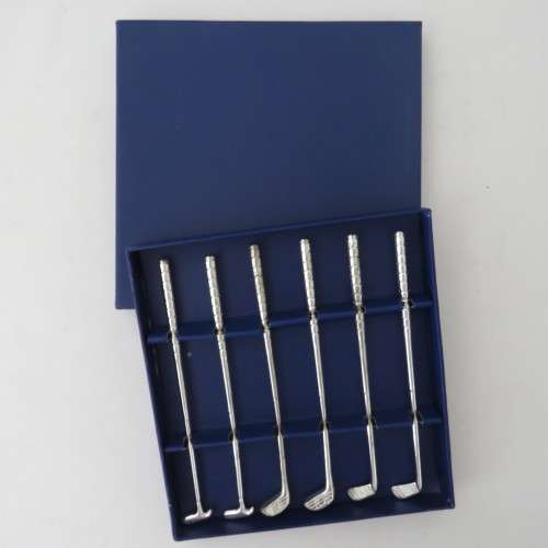 Set of 6 Golf Club swizzle sticks