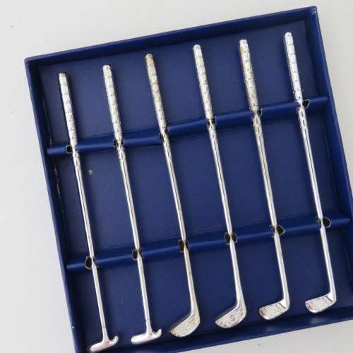 Set of 6 Golf Club swizzle sticks