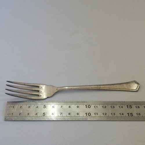 Set of 6 Vintage Angora silverplated EPNS forks