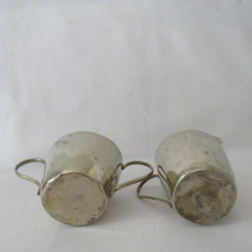 Vintage milk jug and sugar bowl - EPNS as used on trains plus coffee pot