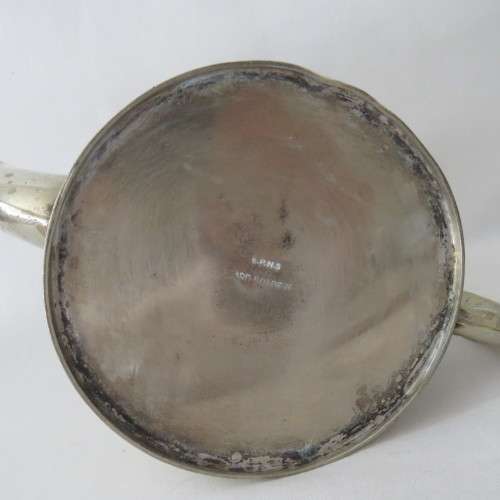 Vintage milk jug and sugar bowl - EPNS as used on trains plus coffee pot