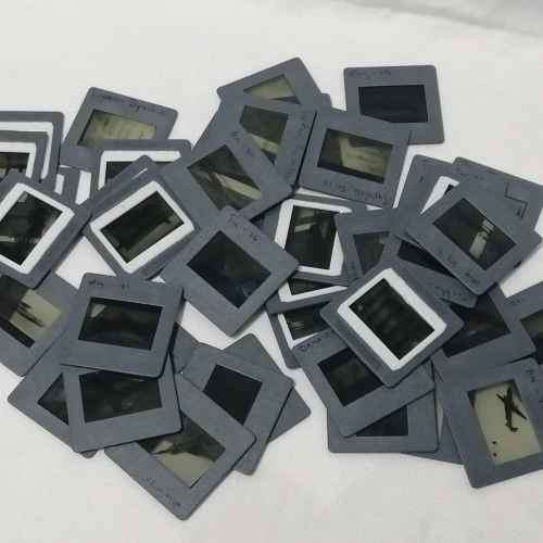 Lot of 46 Vintage 35mm slides of Military aircrafts