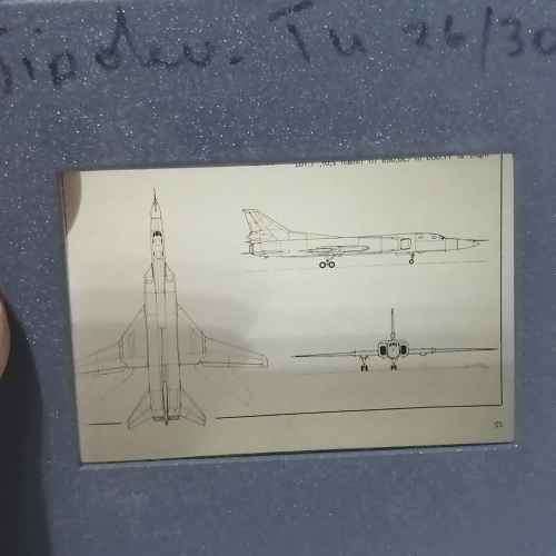 Lot of 46 Vintage 35mm slides of Military aircrafts