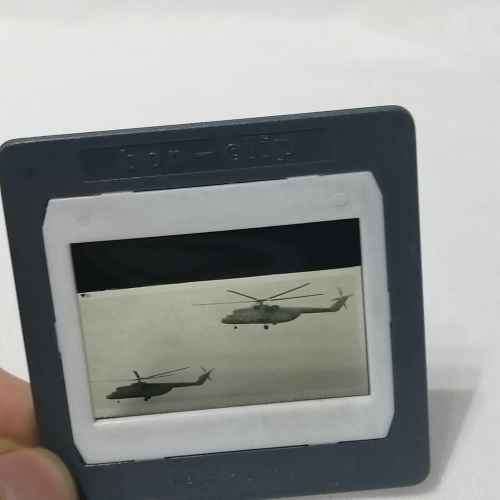 Lot of 22 Vintage 35mm slides of Military helicopters