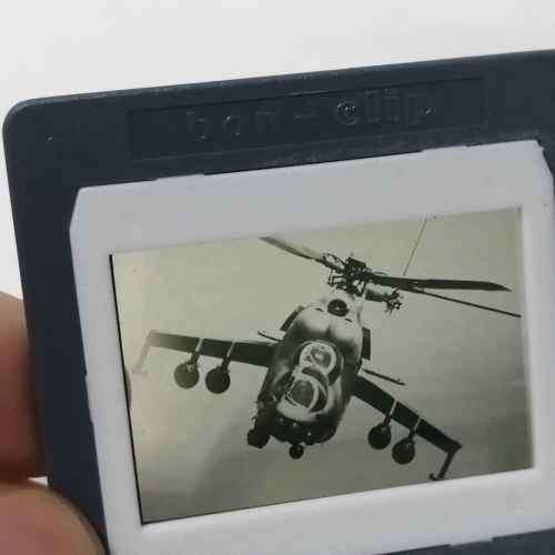 Lot of 22 Vintage 35mm slides of Military helicopters