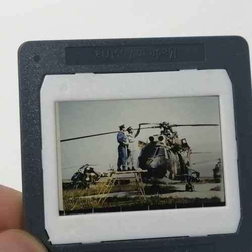 Lot of 22 Vintage 35mm slides of Military helicopters