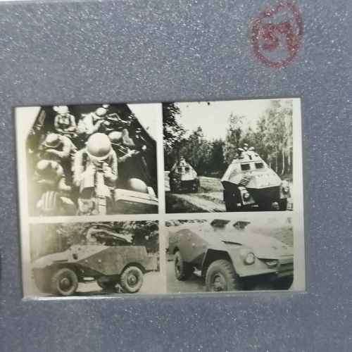 Lot of 27 Vintage 35mm slides of Military tanks and armoured cars