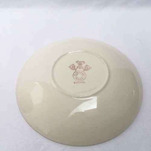 1937 King George VI coronation cup and saucer - Bergess ware