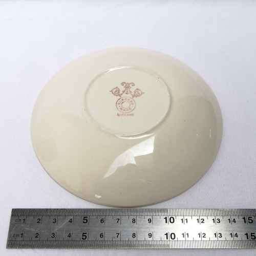 1937 King George VI coronation cup and saucer - Bergess ware