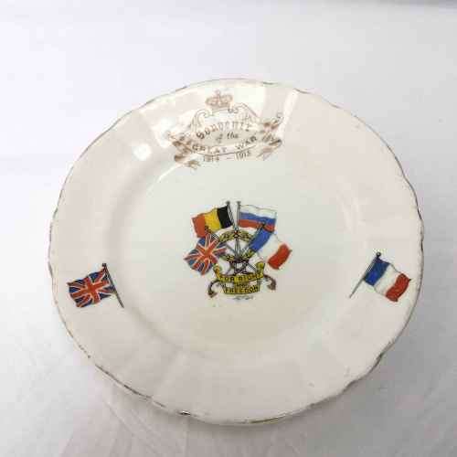1914-1915 Souvenir of the Great war side plate dish