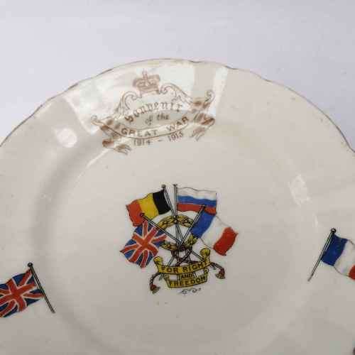 1914-1915 Souvenir of the Great war side plate dish