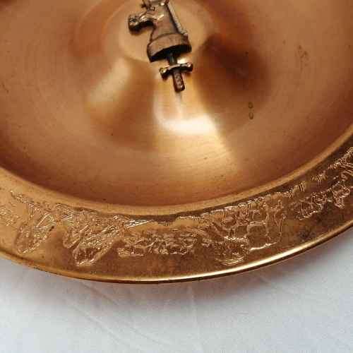 SA Army Battle School copper ashtray