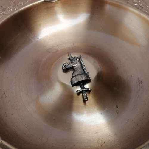 SA Army Battle School copper ashtray