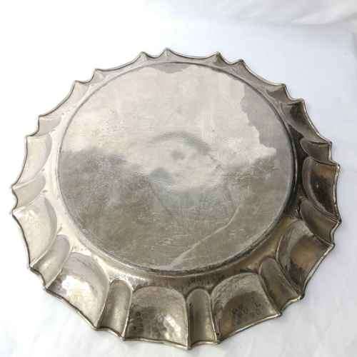 Silverplated dish with compliments from J. Kaplan Windhoek, SWA