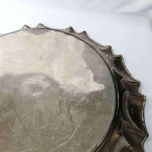 Silverplated dish with compliments from J. Kaplan Windhoek, SWA