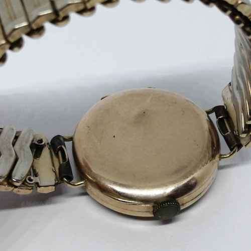 Antique Muller Bros. Pretoria 9kt gold ladies watch - runs and stops - need a service