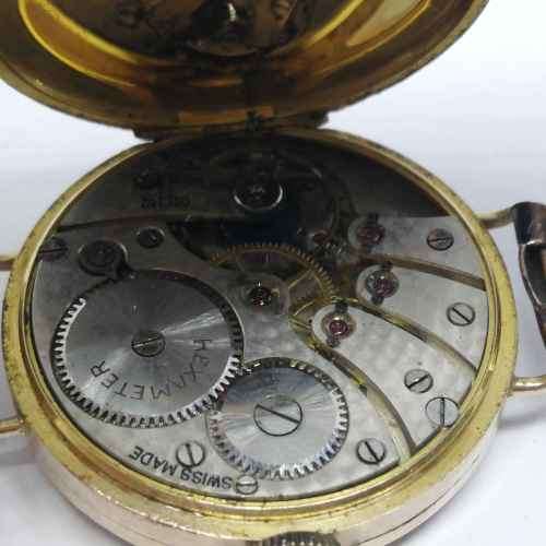 Antique Muller Bros. Pretoria 9kt gold ladies watch - runs and stops - need a service