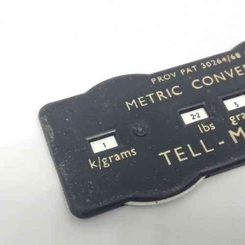 Vintage Tell - metric converter