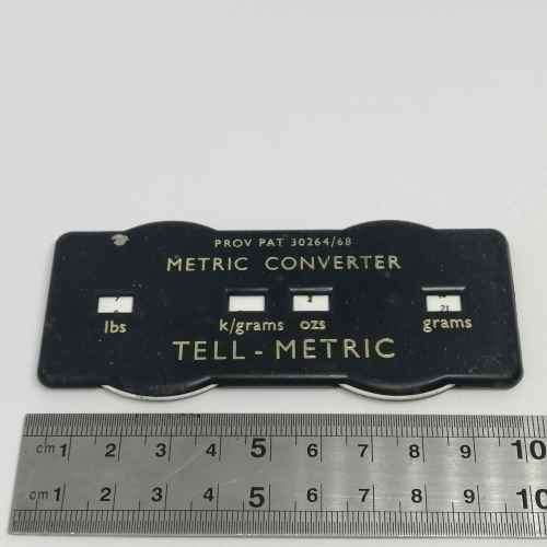 Vintage Tell - metric converter