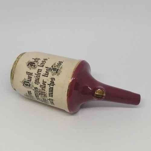 Vintage German porcelain smoking pipe funnel / bowl