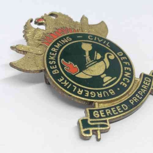 SA Civil Defence cap badge