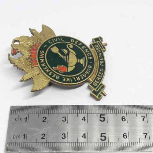 SA Civil Defence cap badge