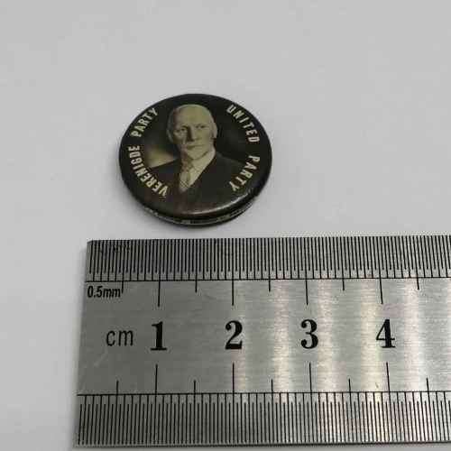 Vintage Jan Smuts United Party election lapel badge