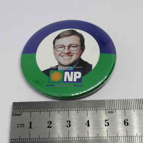 New National Party election campaign lapel badge - Marthinus van Schalkwayk