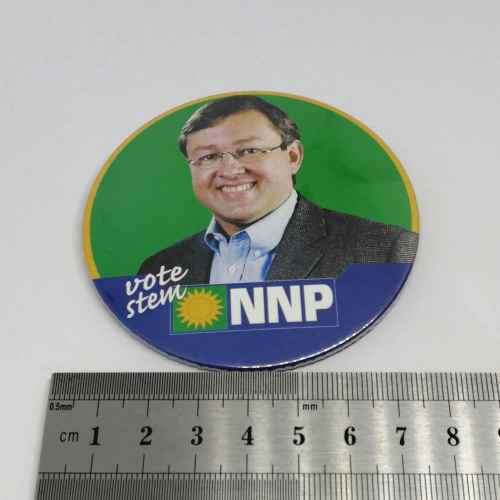 New National Party election campaign lapel badge - Marthinus van Schalkwayk