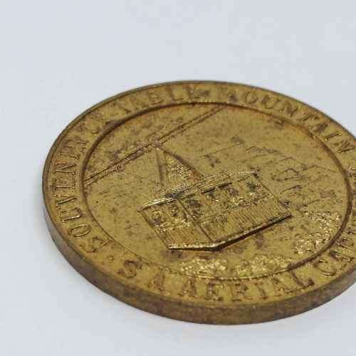 SA Aerial Cableway Table Mountain Souvenir medallion