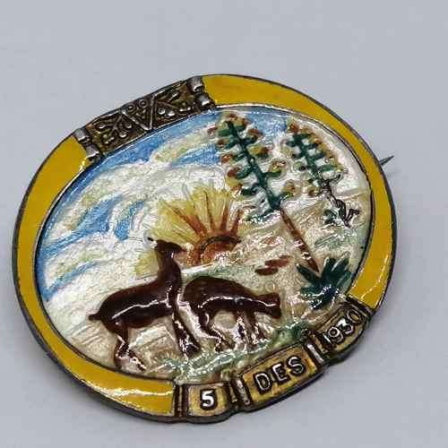 1930 Free State Woman`s Agricultural Union enamelled lapel badge - rarely seen